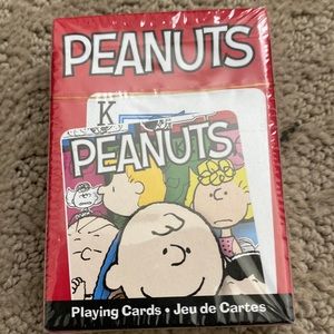 Snoopy peanuts playing cards